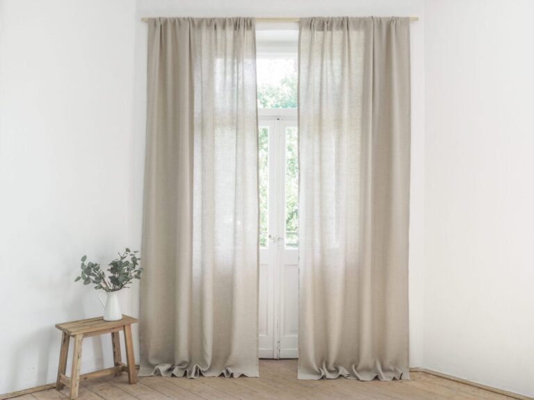 linen curtains