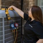 Air conditioning replacement in Milton
